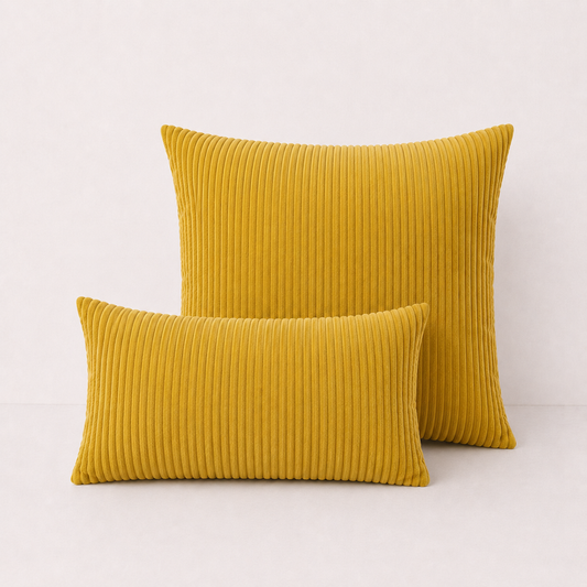 Corduroy Pillow Cover - Golden