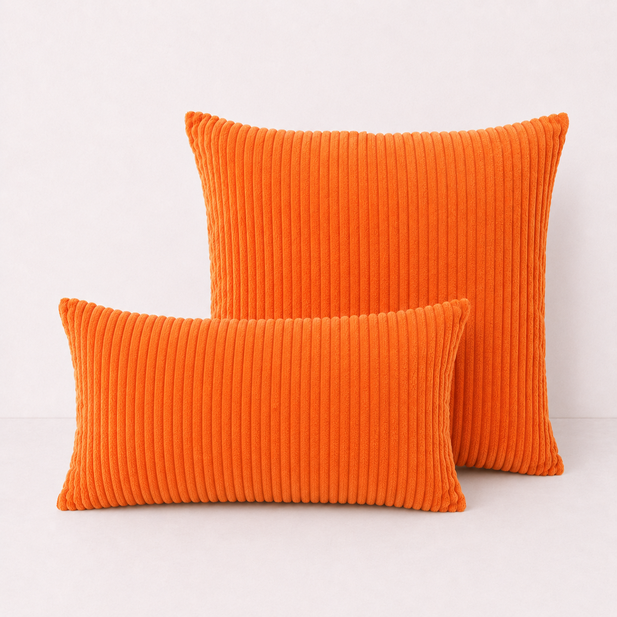 Corduroy Pillow Cover - Orange