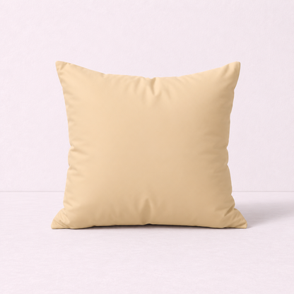 Minimalist Beige Throw Pillow Cover