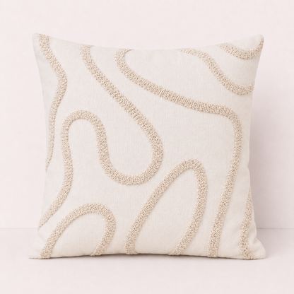 Easter Beige Throw Pillow Cover