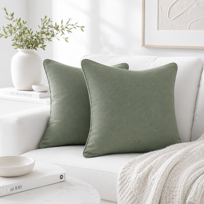 Soft Sage Comfort Pillow Cover - Sage Green