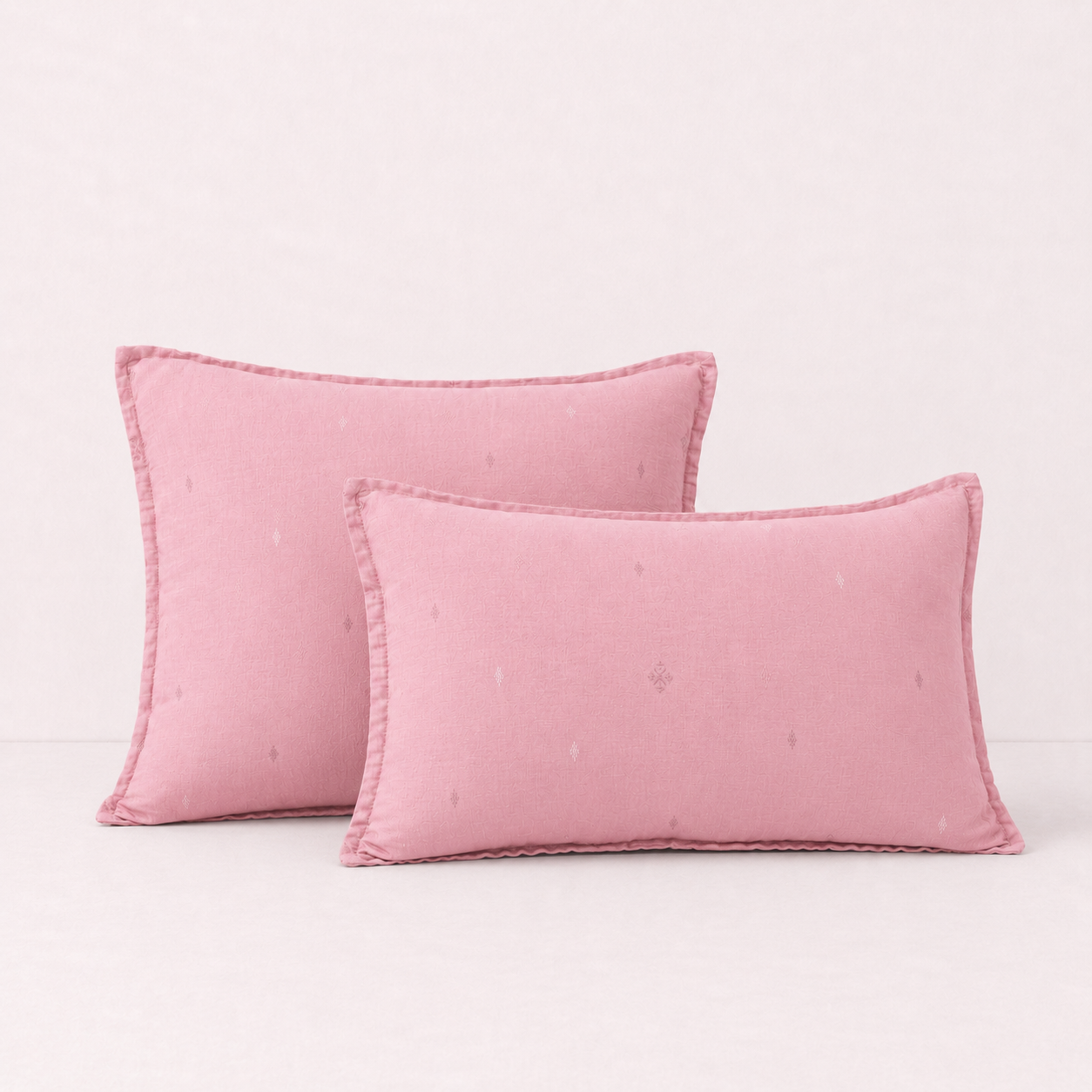 Solid Color Throw Pillow Cover Velvet - Pink