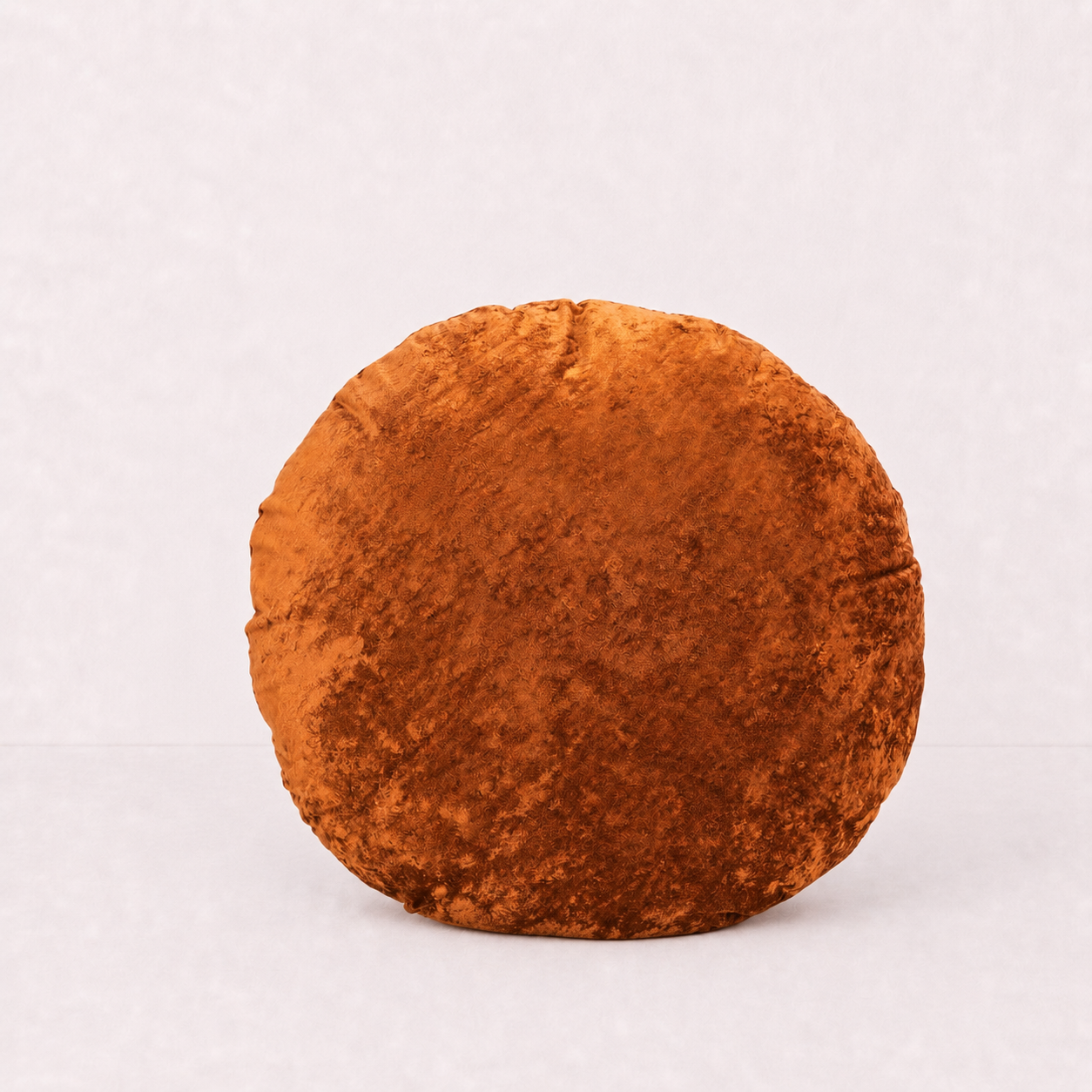 Modern Round Throw Pillow Cover Style - Orange
