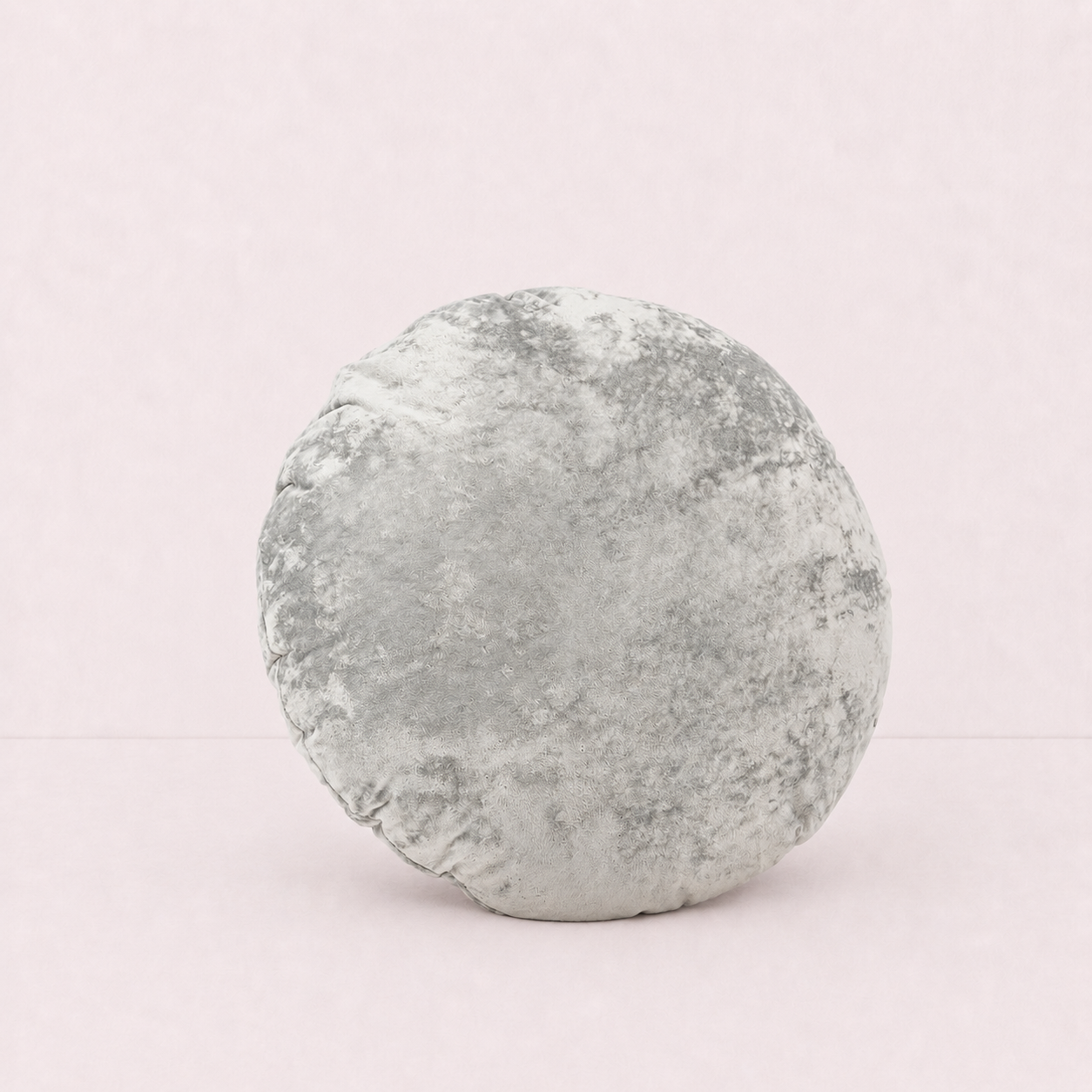 Modern Round Throw Pillow Cover Style -Grey