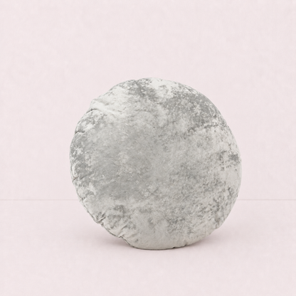 Modern Round Throw Pillow Cover Style -Grey
