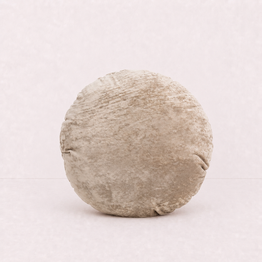 Modern Round Throw Pillow Cover Style -Khaki