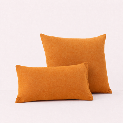 Throw Pillow Cover Living Room Accent - Orange