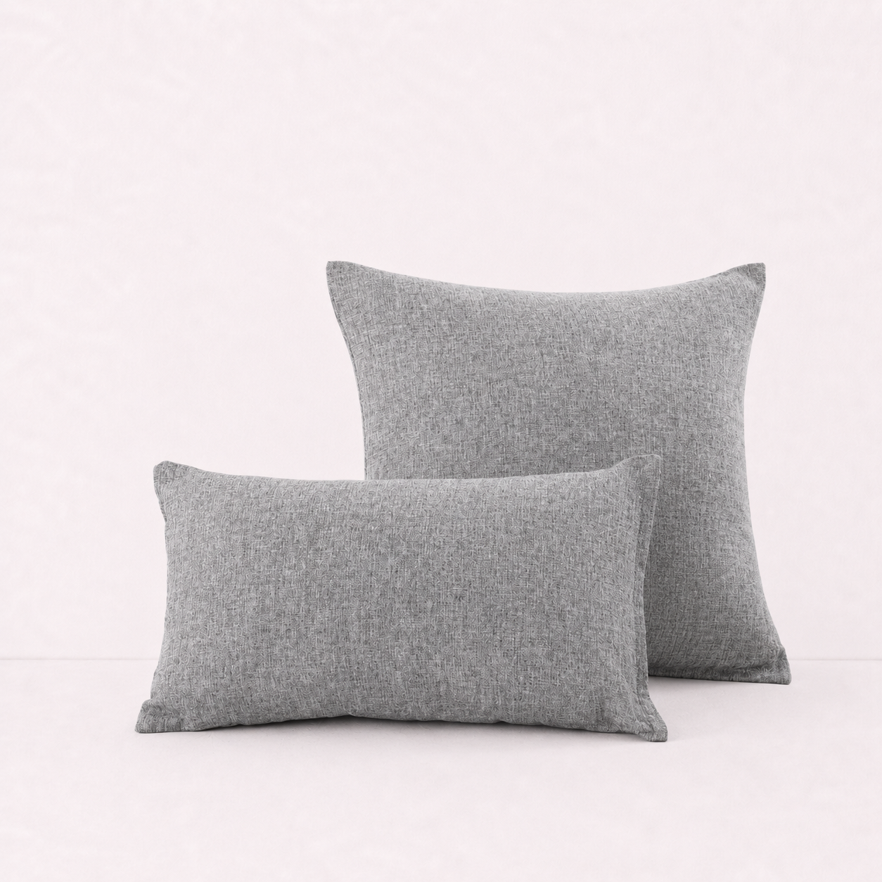 Throw Pillow Cover Living Room Accent - Light Grey