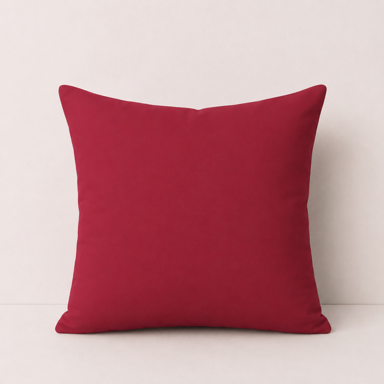 Soft Decorative Throw Pillow Cover Set - Plum Red