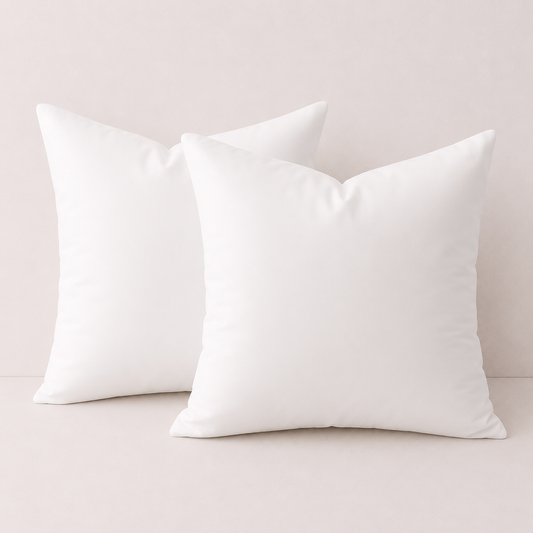 Soft Decorative Throw Pillow Cover Set - White