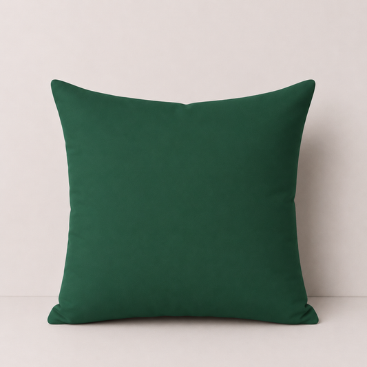 Soft Decorative Throw Pillow Cover Set - Dark Green