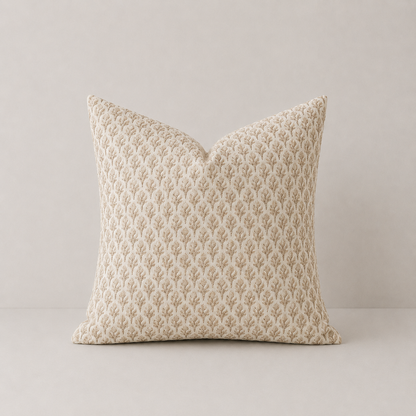 Farmhouse Style Accent Throw Pillow Cover - Brown
