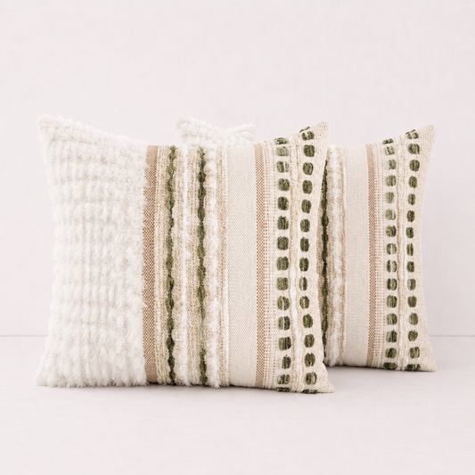 Fall Throw Pillow Cover Décor - Green