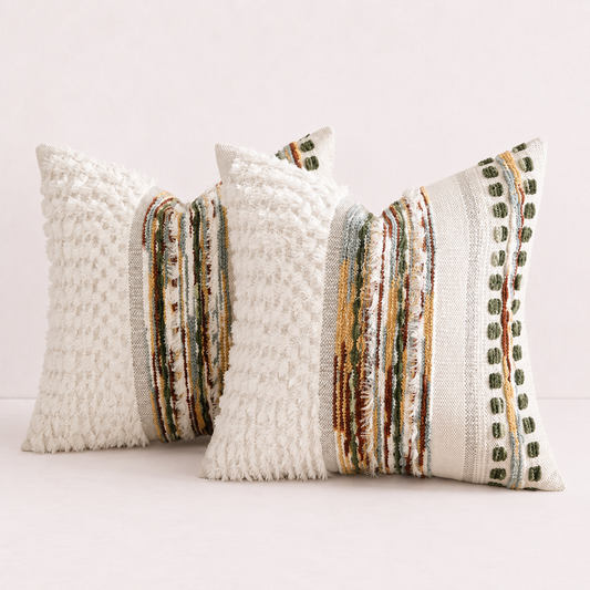 Fall Throw Pillow Cover Décor -  Forest Green