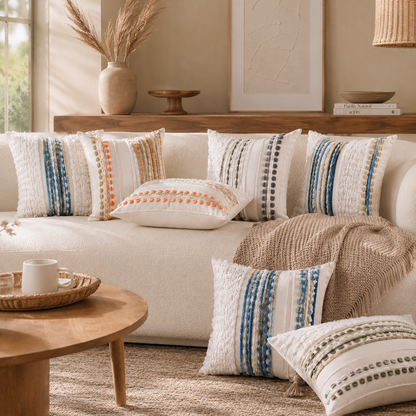 Fall Throw Pillow Cover Décor - Dark Green