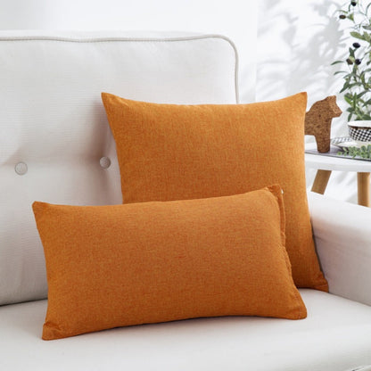 Throw Pillow Cover Living Room Accent - Orange