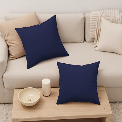 Soft Decorative Throw Pillow Cover Set - Deep Blue