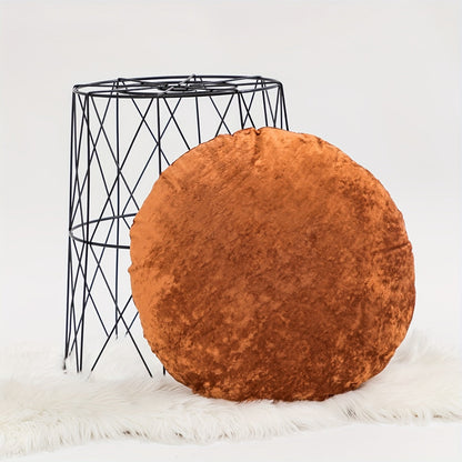 Modern Round Throw Pillow Cover Style - Orange