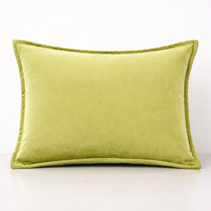 Luxe Velvet Cushion Cover- Green
