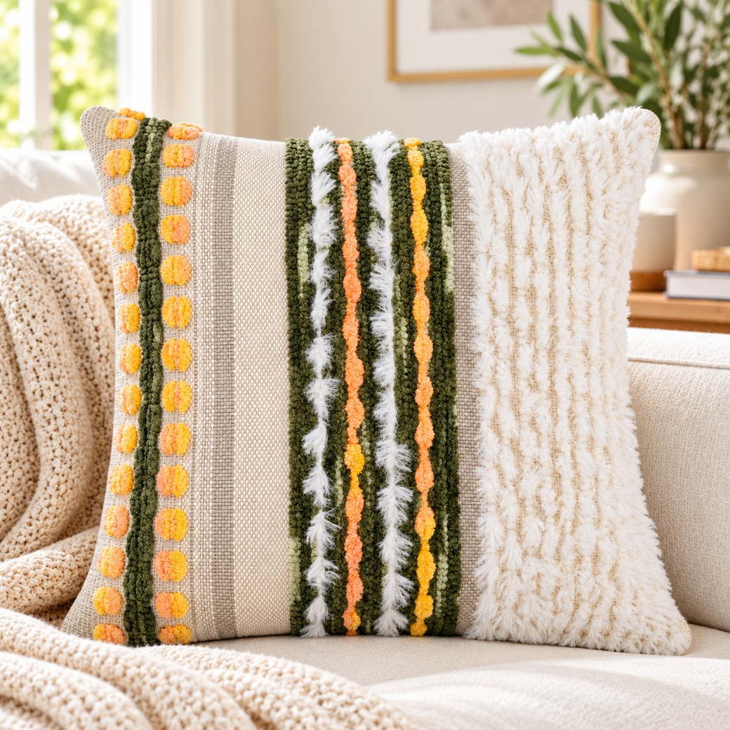 Autumn Cushion Cover Décor – Orange