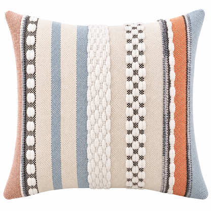 Textured Boho Chenille Cushion Cover – Pink
