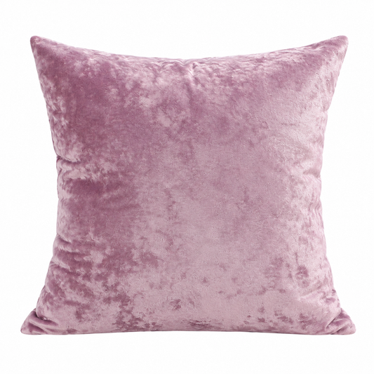 Luxury Crushed Velvet Cushion Cover – Dark Pink