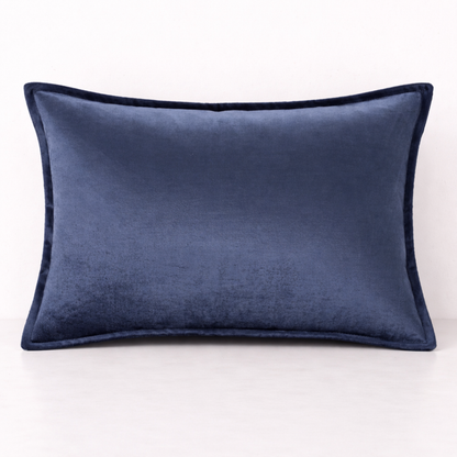 Luxe Velvet Cushion Cover- Blue