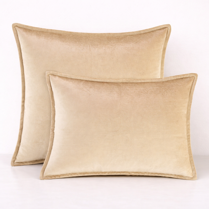 Luxe Velvet Cushion Cover- Ivory