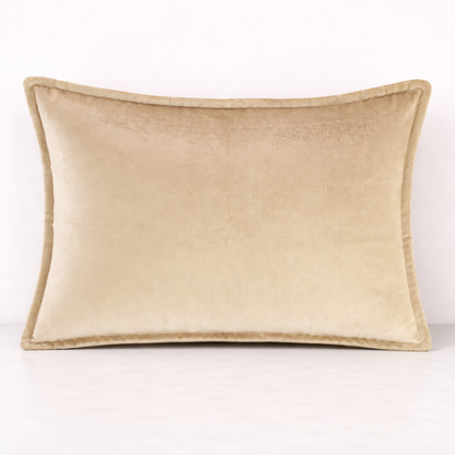 Luxe Velvet Cushion Cover- Ivory