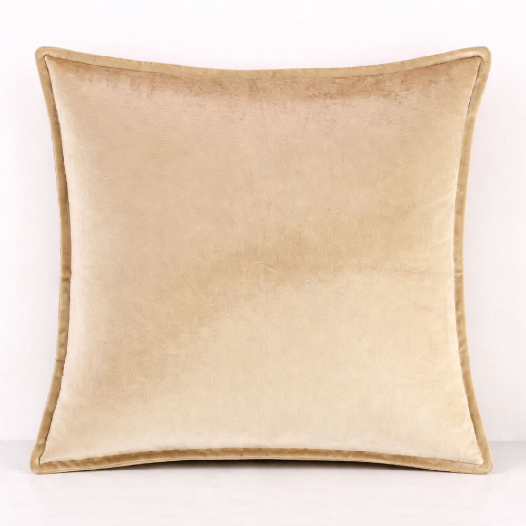 Luxe Velvet Cushion Cover- Ivory