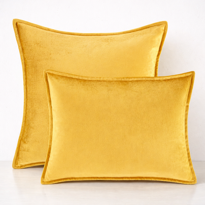 Luxe Velvet Cushion Cover- Yellow