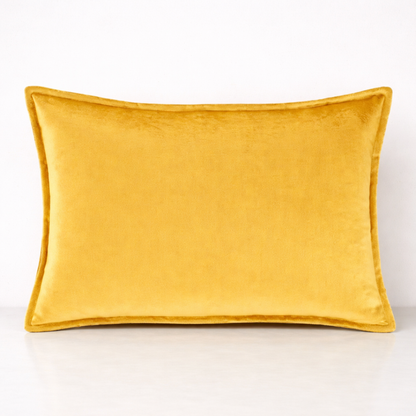 Luxe Velvet Cushion Cover- Yellow