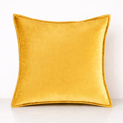 Luxe Velvet Cushion Cover- Yellow