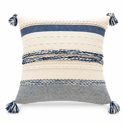 Artistic Boho Cushion Cover – Blue