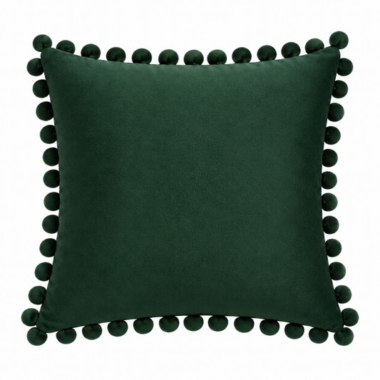 Velvet Decorative Sofa Cushion Cover – Green