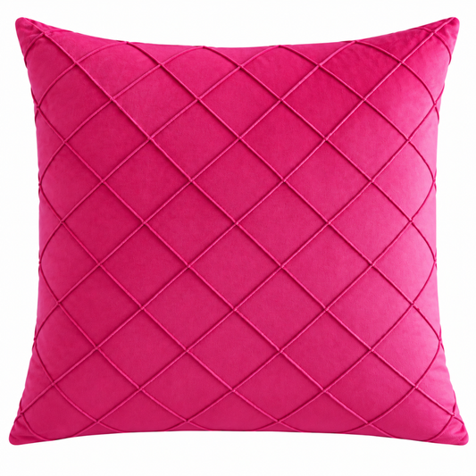 Gold Velvet Cushion Cover – Pink