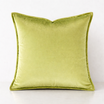 Luxe Velvet Cushion Cover- Green