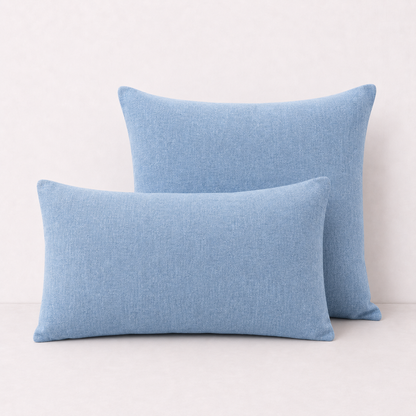 Modern Soft Pillow Cover Cushion- Sky Blue