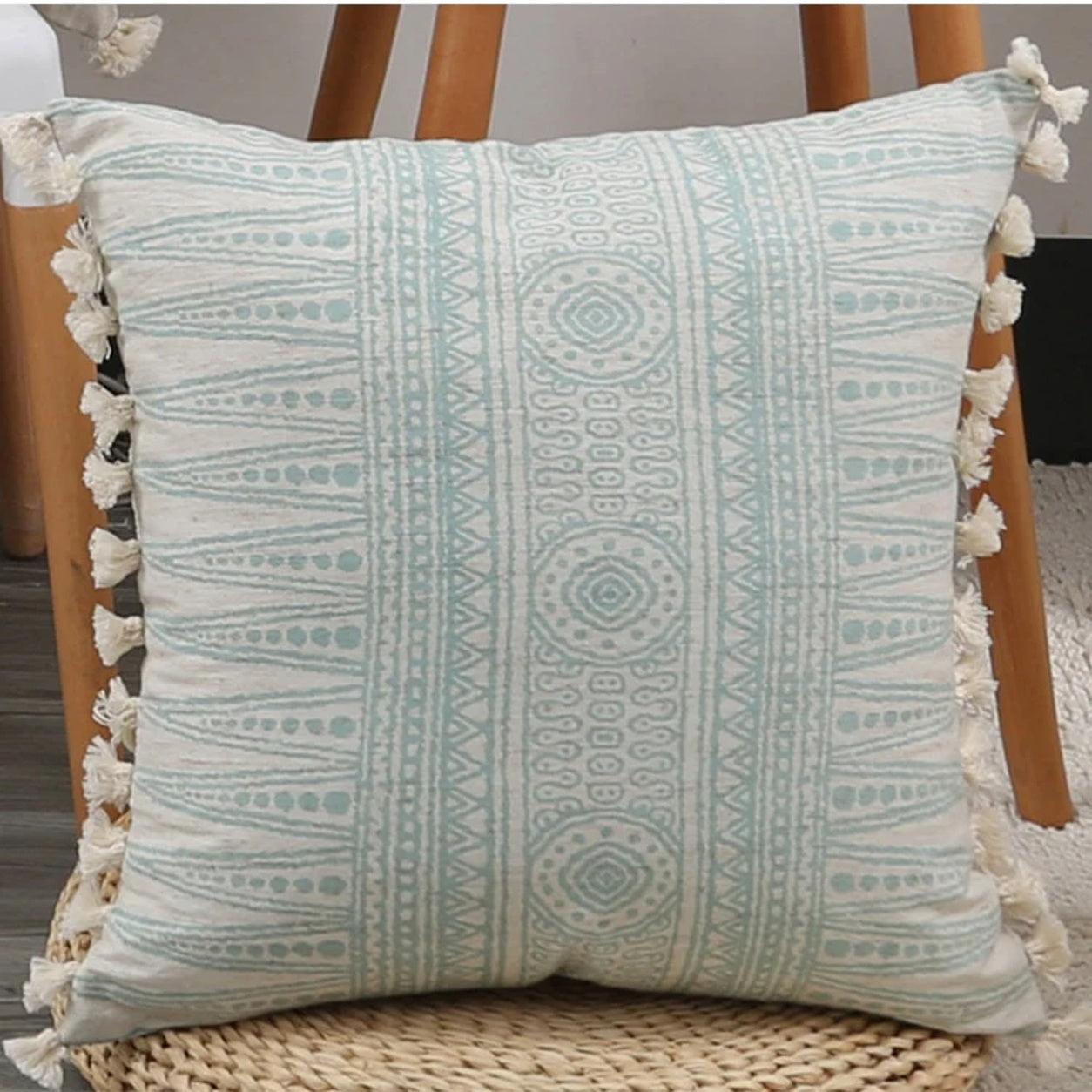 Tassel Throw Pillow Covers Décor