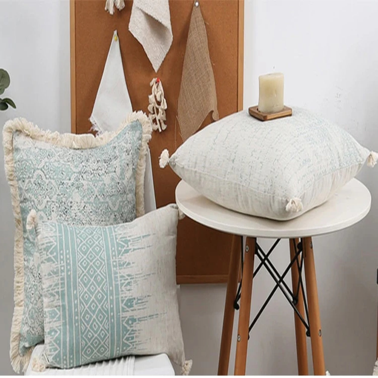Tassel Throw Pillow Covers Décor