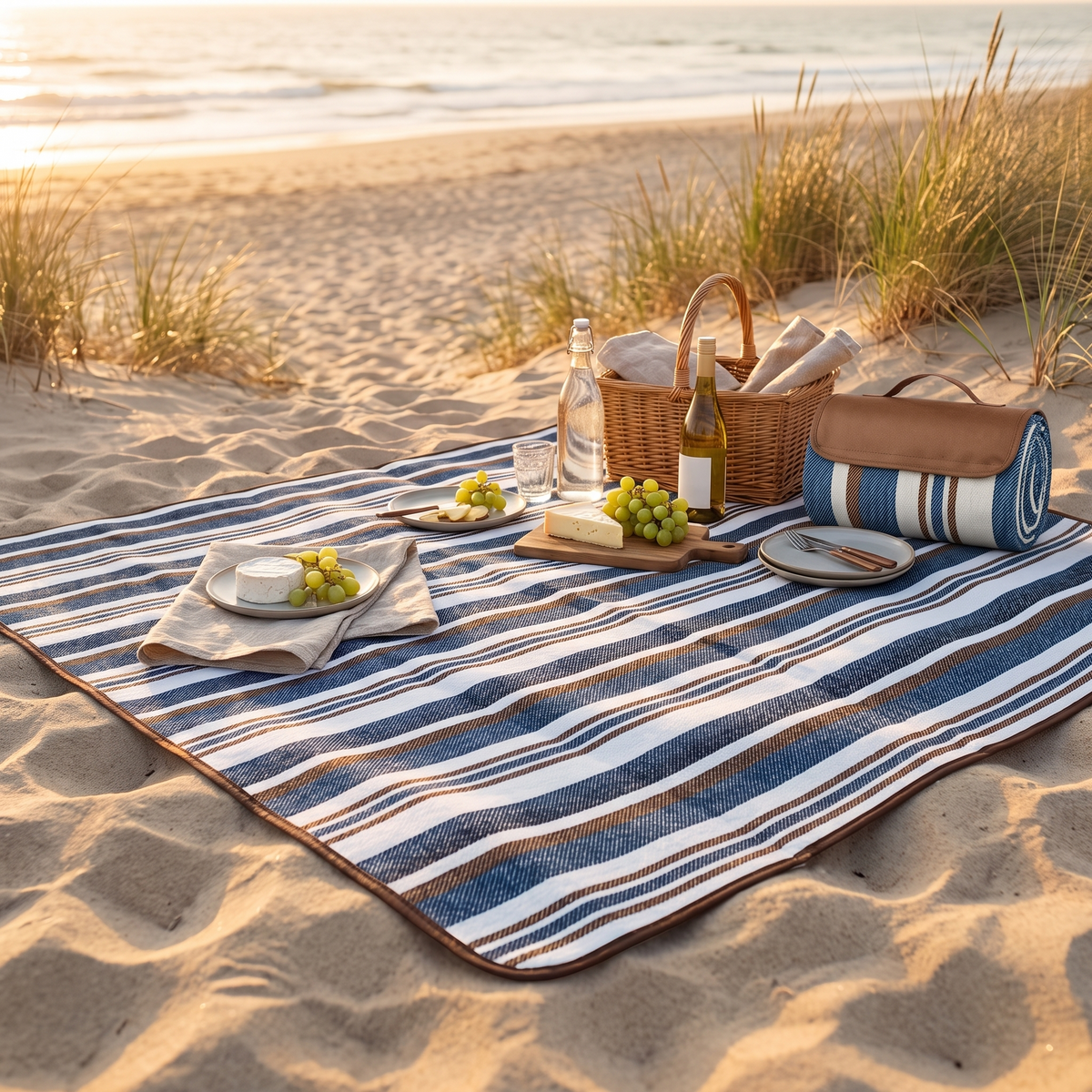 Dual-Layer Picnic Blanket – Portable – picnic setting