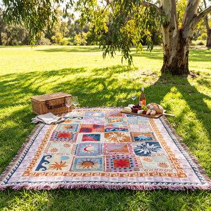 Sun & Soul Outdoor Picnic Blanket – picnic setting