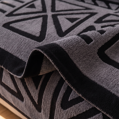 Luxury Urban Maze Couch Cover – fabric close-up