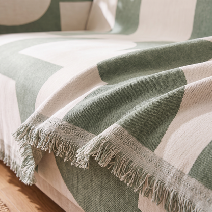 Luxe Chenille Couch Cover – Harper – fabric close-up
