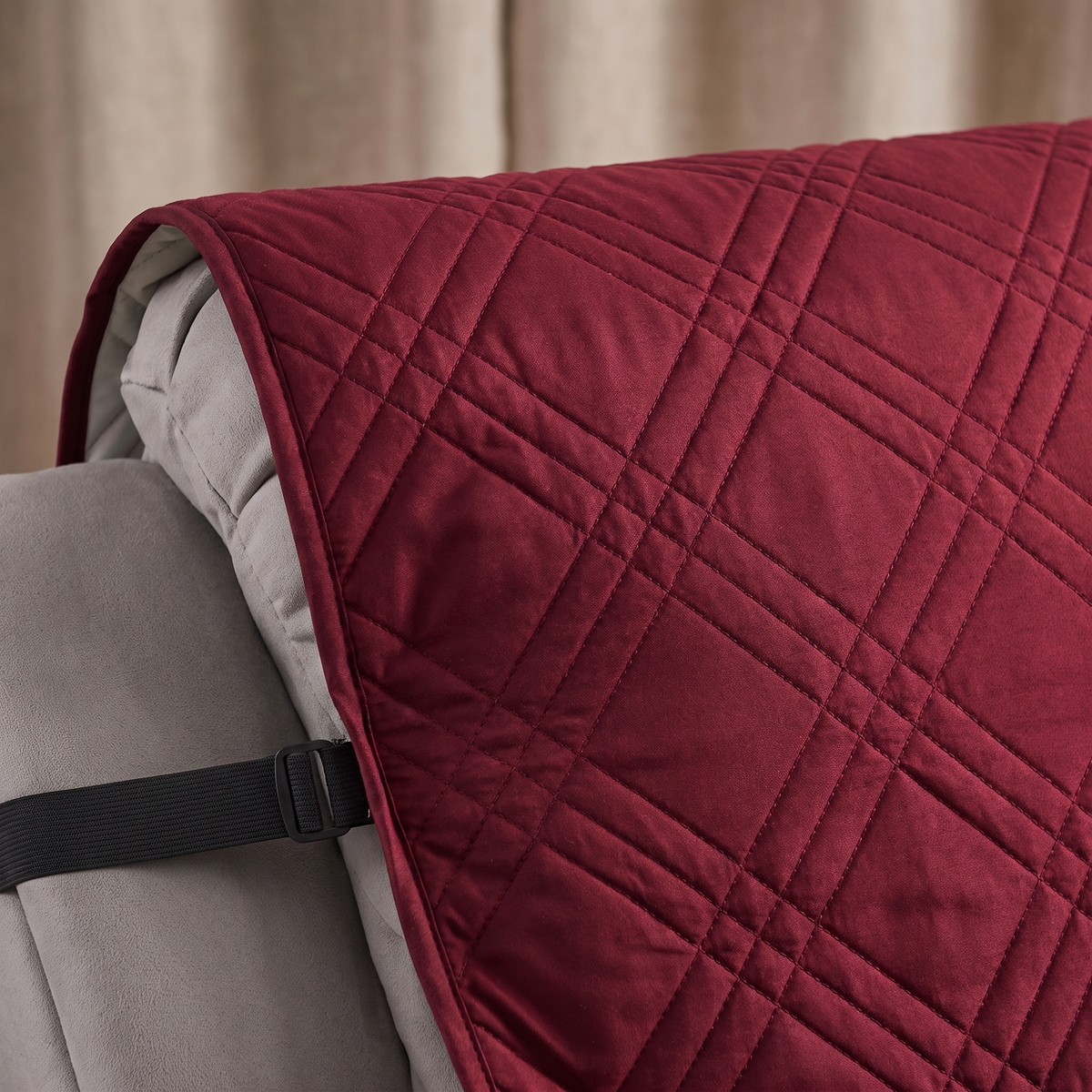 Waterproof Recliner Slipcover – Premium – fabric close-up