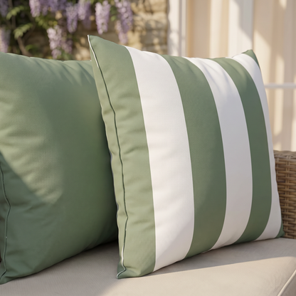 Weather-Resistant Outdoor Cushion Cover – Patio Print – pattern and fabric close-up