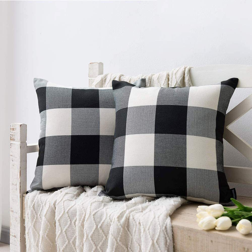Modern Buffalo Check Cushion Covers