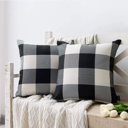 Modern Buffalo Check Cushion Covers
