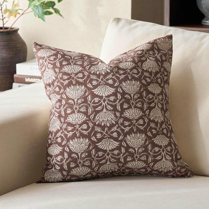 Floral Decorative Pillow Cover