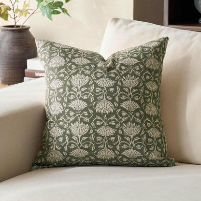 Floral Decorative Pillow Cover